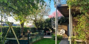 Garten Dachgeschosswohnung